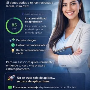 Rechazo de Visa 📑 Estrategia de consultoría migratoria