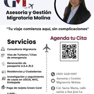Asesoría Migratoria Virtual ✨ GM Gladys Molina | Visas USA y Green Card