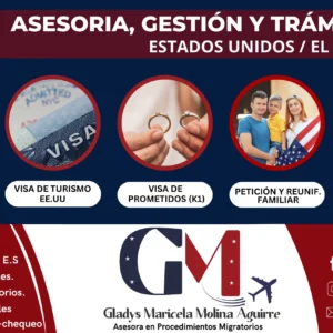 VISA DE TURISMO EE.UU, PROMETIDOS (K1) PETICIÓN Y REUNIFICACIÓN FAMILIAR RENOVACIÓN DE GREEN CARD Y CIUDADANÍA